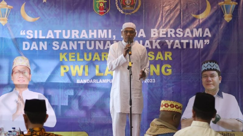 Mempererat Tali Silaturahmi PWI Provinsi Lampung Gelar Buka Bersama
