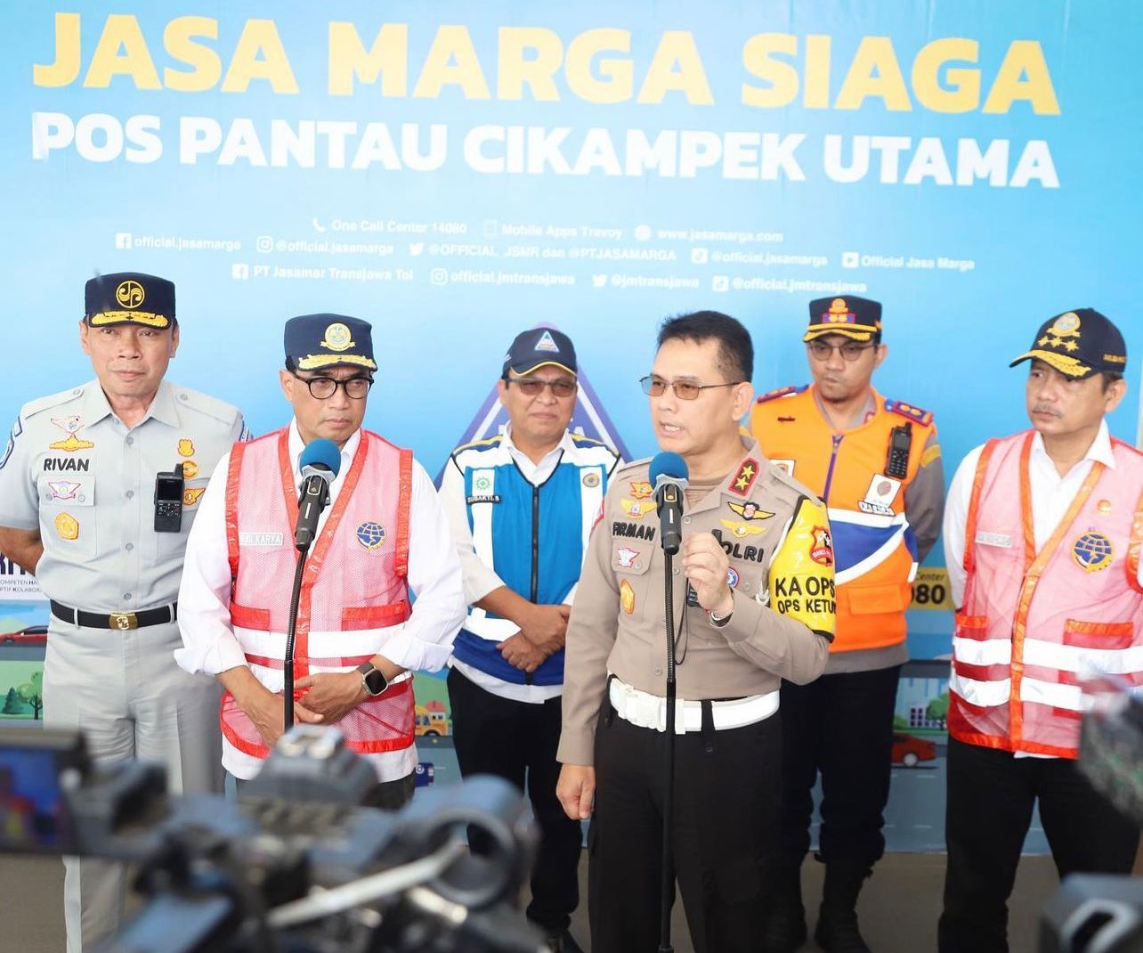 Pastikan Kelancaran Arus Balik Lebaran, Kemenhub, Korlantas Polri dan  Jasa Raharja Tinjau Kondisi Lalu Lintas di Sejumlah Wilayah Cikampek