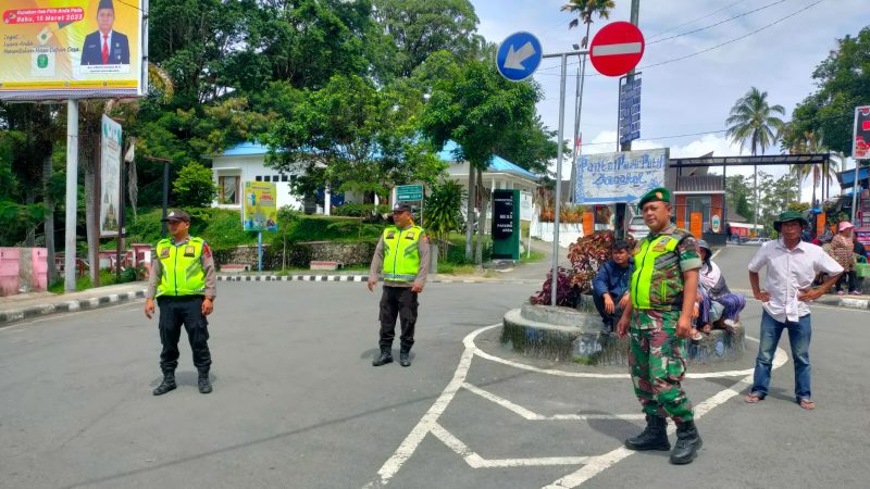 Sinergitas TNI-POLRI Di Simalungun Dalam Mengamankan Cuti Bersama Lebaran Idul Fitri 2023