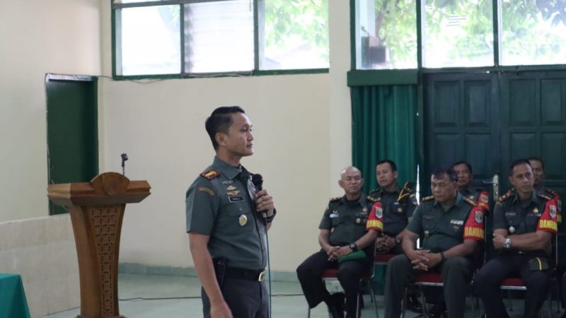 Pengendalian Personel Dandim Jakarta Selatan Ambil Jam Dan