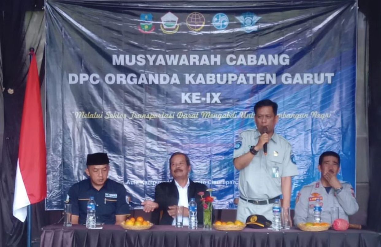 Tingkatkan Ketertiban Angkutan Umum Penumpang, Jasa Raharja Tasikmalaya Turut Bersama Musyawarah DPD Organda Kabupaten Garut