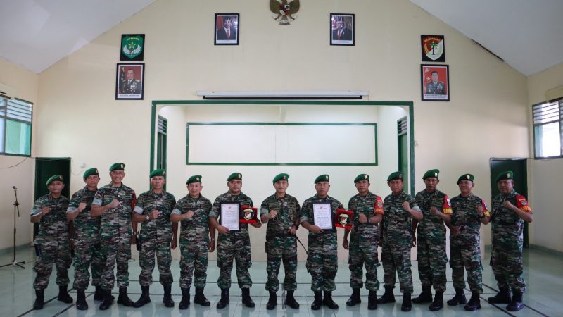 Kodim 0504/Jakarta Selatan Gelar Upacara Korp Raport Dua Anggota Pindah Satuan