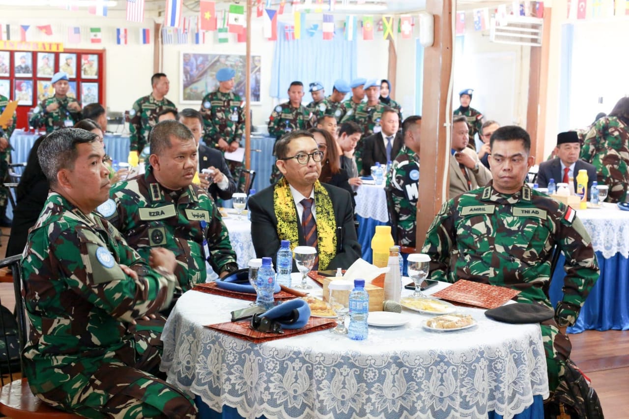 Satgas Kontingen Garuda Terima Kunjungan Anggota DPR RI