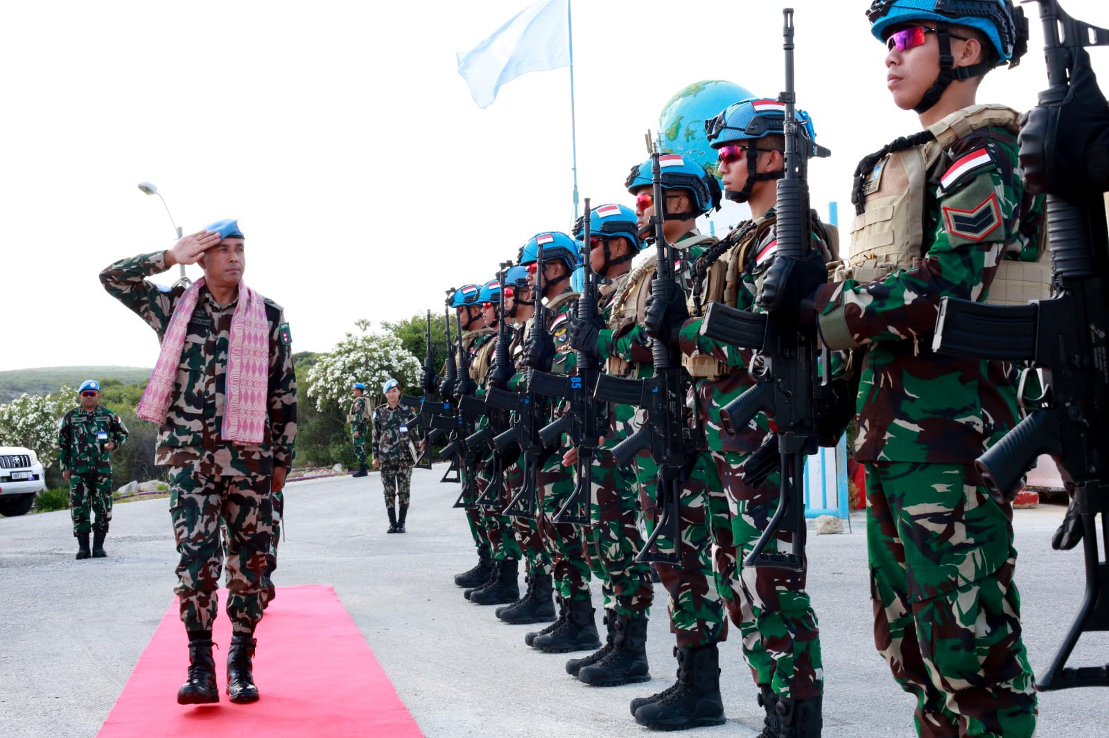 Deputy Force Commander Unifil Kunjungi Satgas FHQSU XXVI-O1