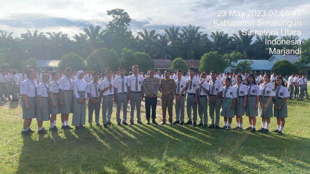 Police Goes to School, Wakapolres Simalungun Binluh ke SMA Negeri 1 Simalungun