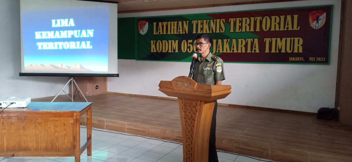 Tingkatkan Manajement Teritorial, Kodim 0505/JT Gelar Latnister TW-2