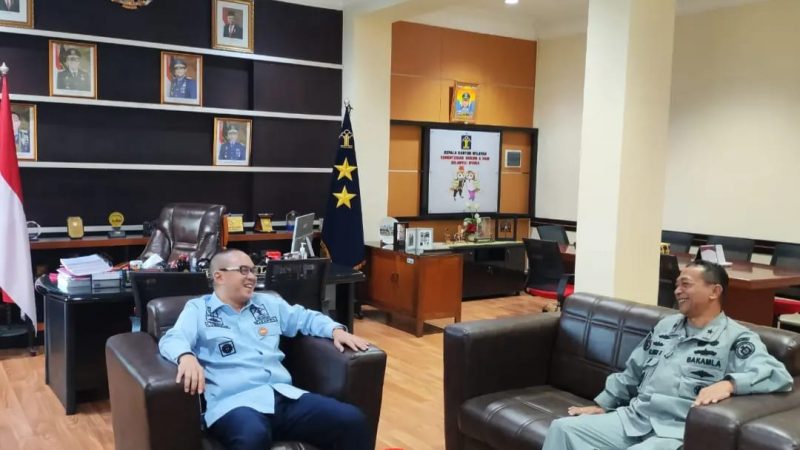 Kepala Zona Bakamla Tengah Courtesy Call ke Instansi Terkait di Sulawesi Utara