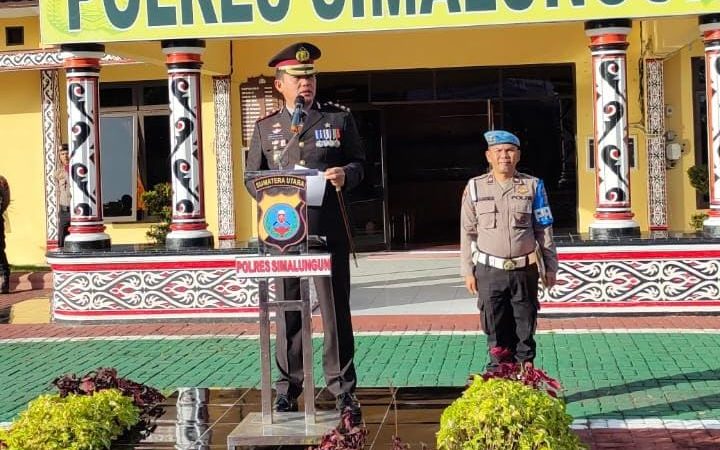 Hari Lahir Pancasila, Kapolres Simalungun : Tingkatkan Persatuan dan Kesatuan Dalam Melaksanakan Tugas