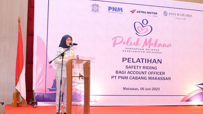 Jasa Raharja dan PNM Kolaborasi Menggelar Pelatihan Safety Riding untuk AO PNM