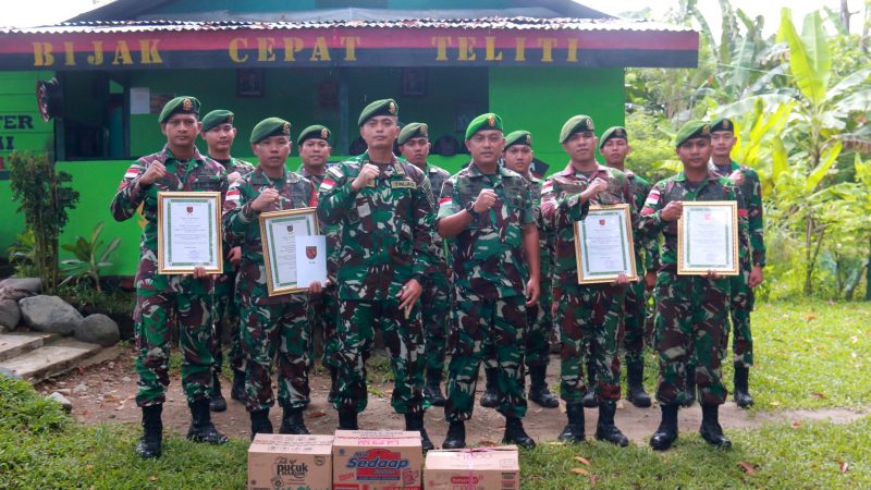 Ukir Prestasi, Satgas Yonarmed 1 Kostrad Kembali Terima Penghargaan dari Pangdam XVI/Pattimura