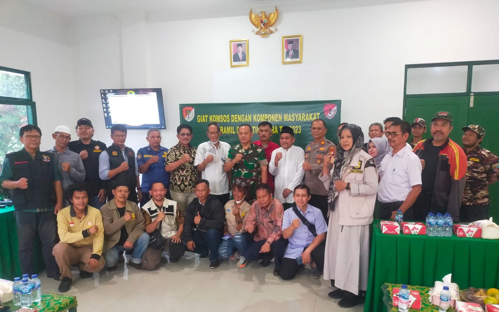 Merajut Keharmonisan Moderasi Beragama, Giat Komsos Koramil Jatinegara