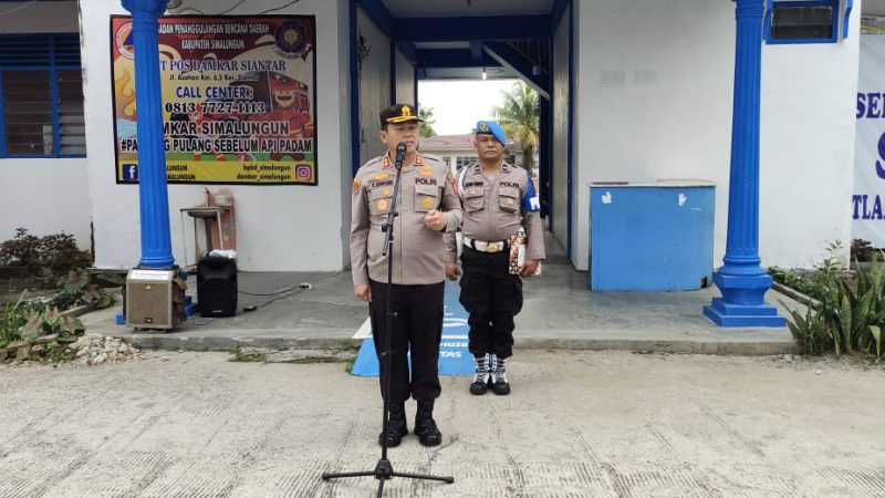 Simak Arahan Kapolres Simalungun Pimpin Apel Pagi Untuk Kinerja Yang Presisi