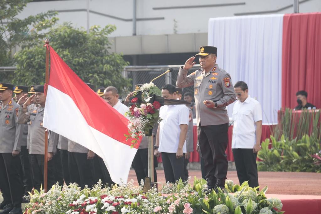 Sambut Hari Bhayangkara ke-77, Irjen Karyoto Pimpin Upacara Pembukaan Bulan Bakti Presisi Polda Metro Jaya