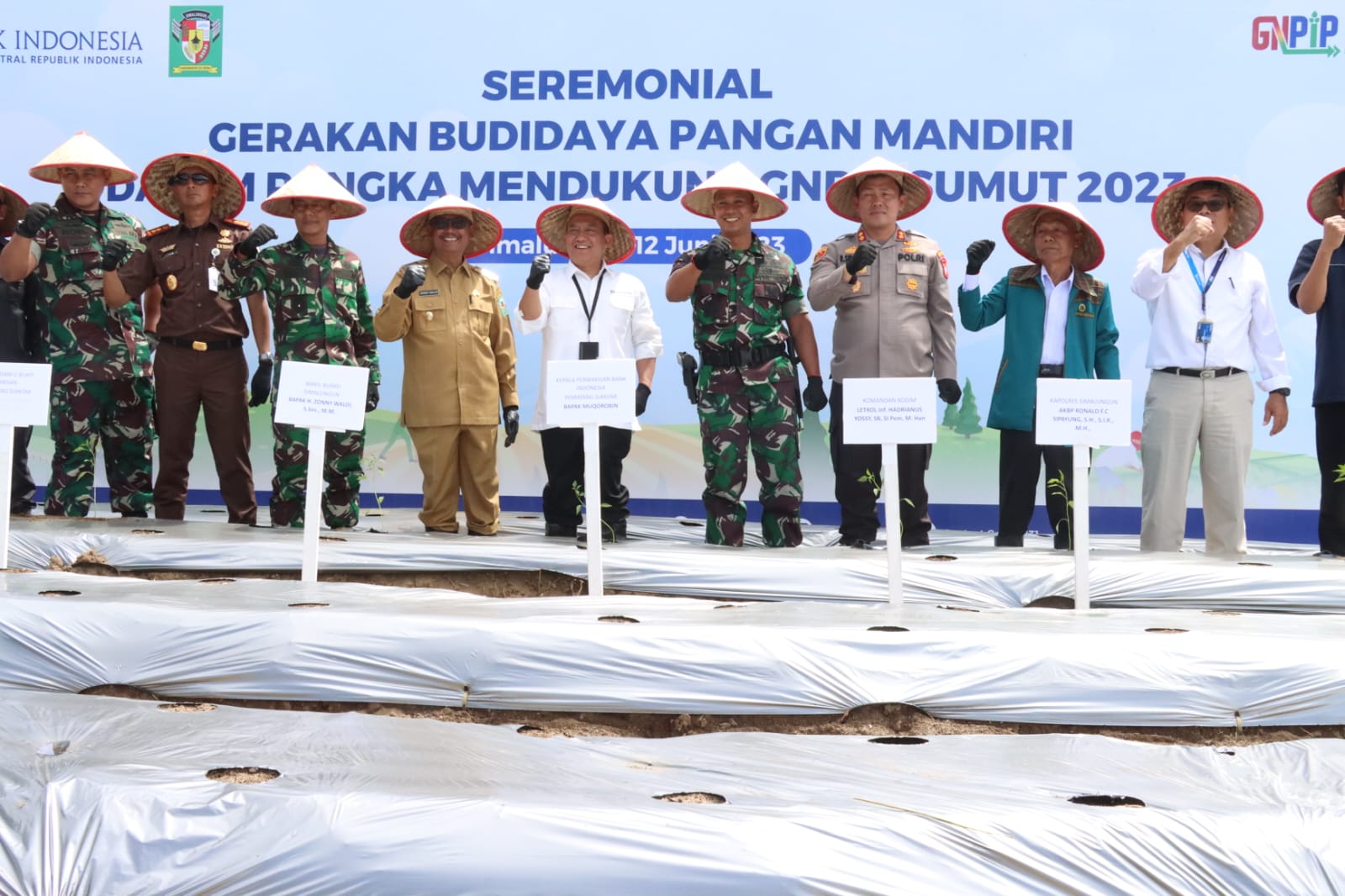 Kapolres Simalungun Ikuti Seremonial GBPM Guna Mendukung GNPIP Sumut 2023