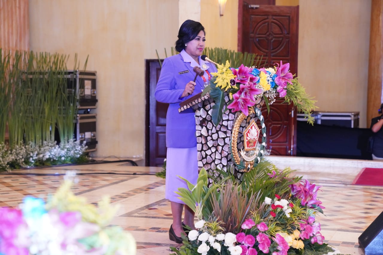 Ketum Dharma Pertiwi Ajak Budaya Saling Asah, Asih dan Asuh Guna Memperlancar Tugas