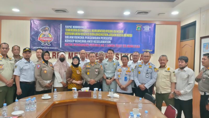 Jasa Raharja Bekasi Dukung Implementasi RUNK LLAJ dengan Rencana Aksi Keselamatan di Kota Bekasi