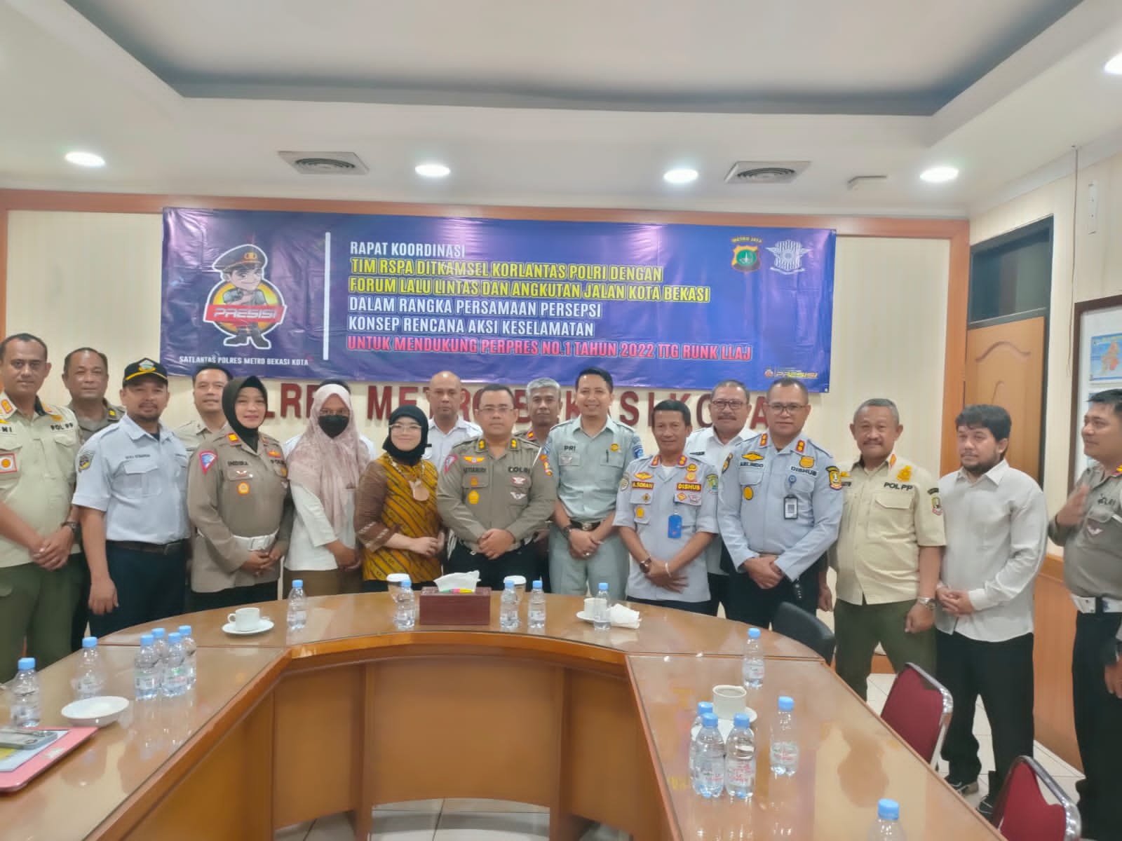 Jasa Raharja Bekasi Dukung Implementasi RUNK LLAJ dengan Rencana Aksi Keselamatan di Kota Bekasi