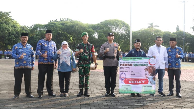 Plt. Wali Kota Lepas Petugas Pemotongan Hewan Qurban Serta Berikan Beberapa Penghargaan