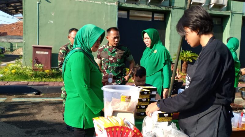 Tingkatkan Home Industri, Kodim 0505/JT Gelar Bazar UMKM