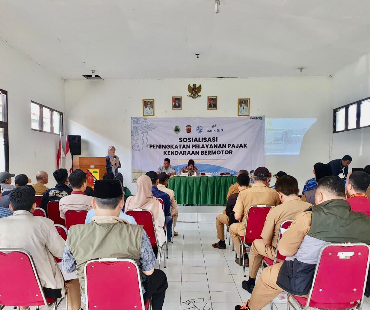 Jasa Raharja Jawa Barat Turut Dalam Kegiatan Sosialisasi Penghapusan Data Ranmor di Kantor Kecamatan Majalaya