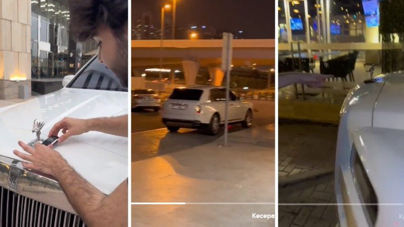 Uji Keamanan di Dubai, Pria Ini Tinggalkan Mobil Rolls-Royce dengan Kunci Tergeletak di Kap Mesin