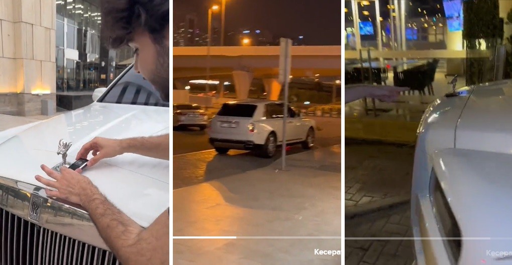 Uji Keamanan di Dubai, Pria Ini Tinggalkan Mobil Rolls-Royce dengan Kunci Tergeletak di Kap Mesin