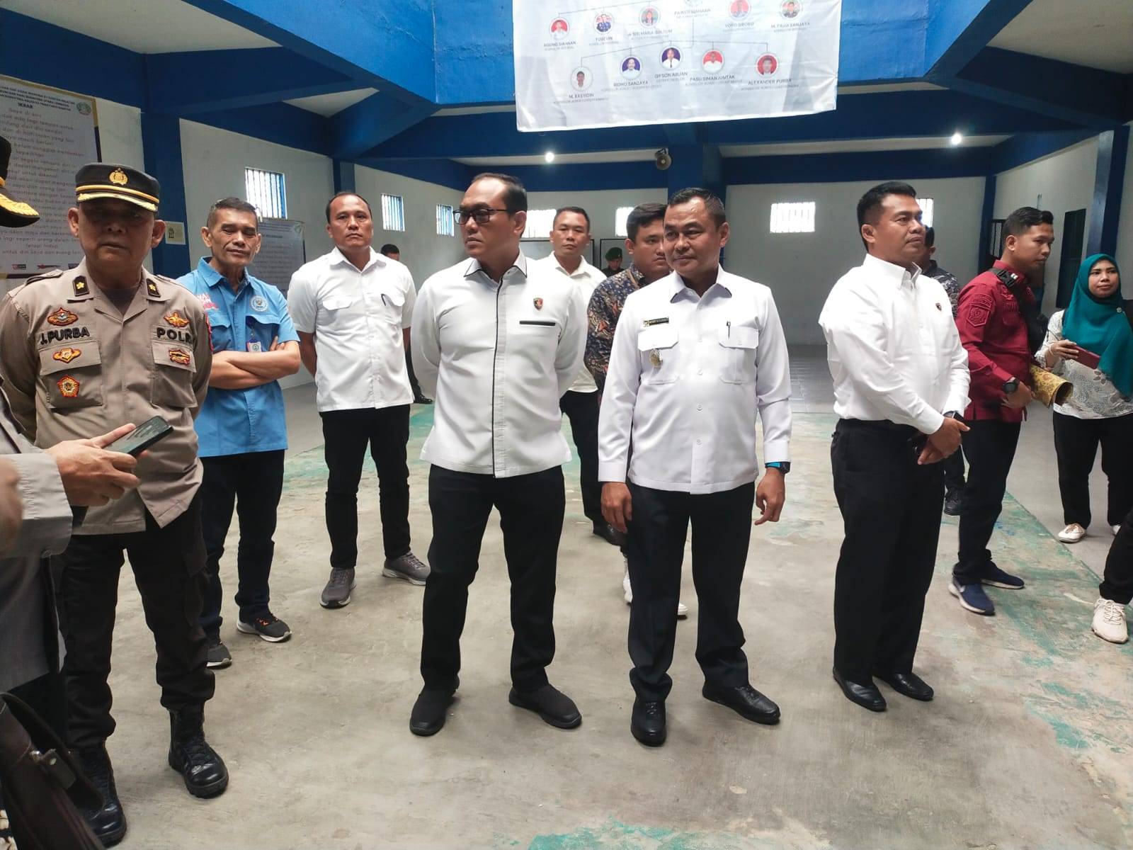 Kabag SDM Polres Simalungun Mendampingi Tim Kemenko Pulhukam dalam Kunjungan Kerja Monev dan Pengawasan Narkotika di Lapas Narkotika Kelas II-A Pematang Siantar