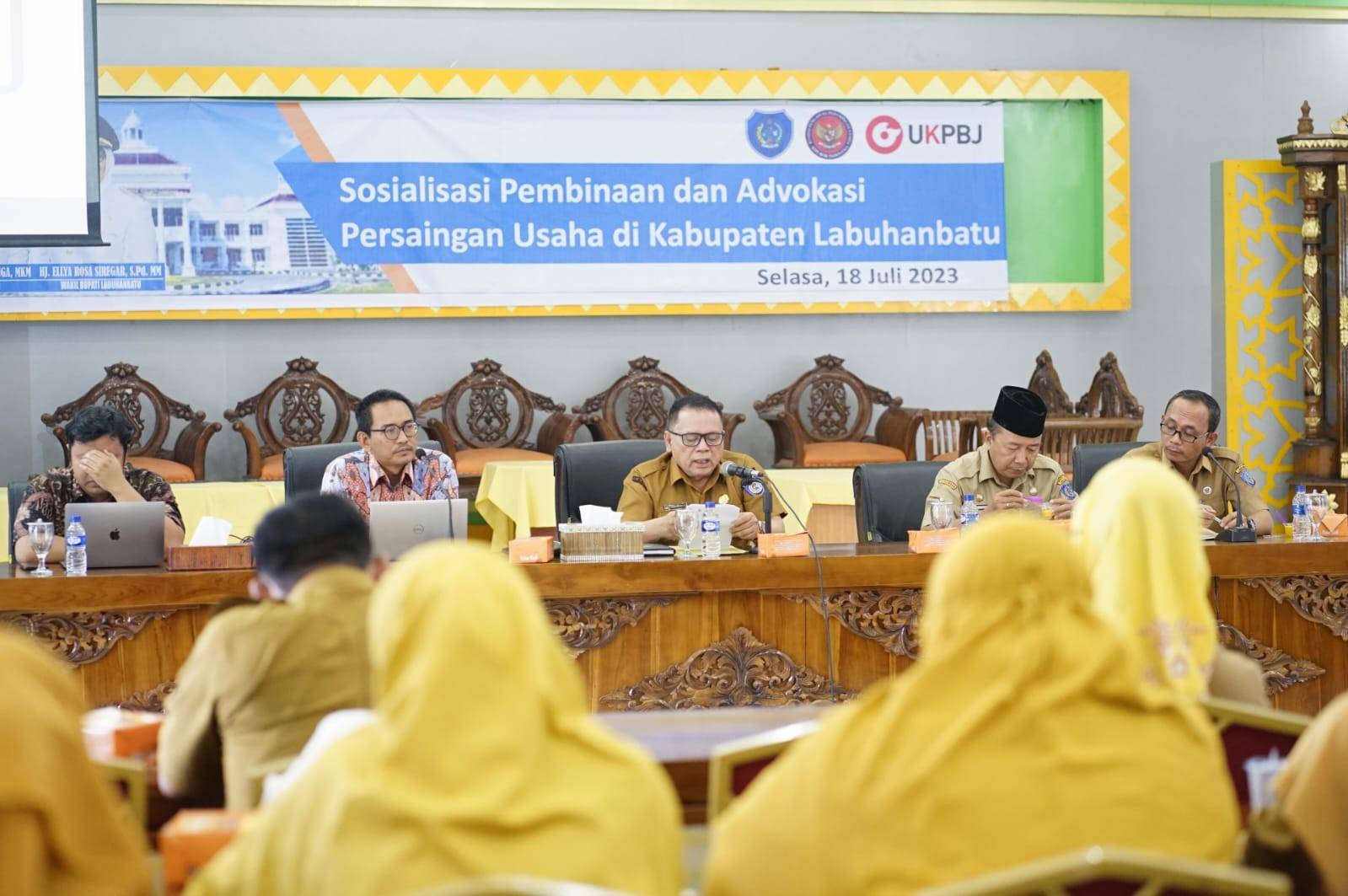 KPPU – Pemkab Labuhanbatu Gelar Sosialisasi Bersama