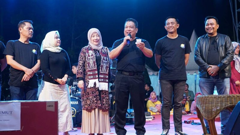 Gemerlap Meriah Malam Puncak Kegiatan Milenial Fest Kota Tebing Tinggi