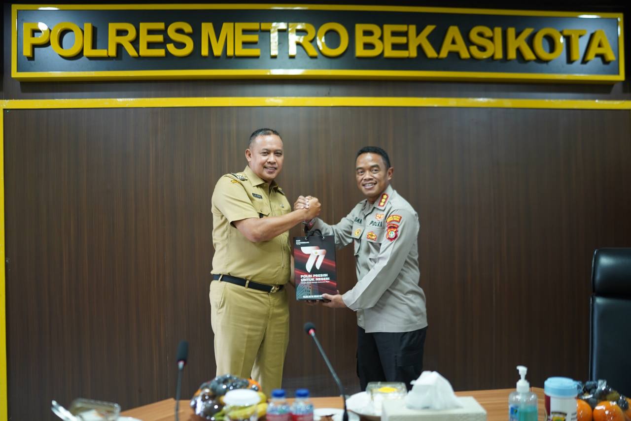 Hadiri Syukuran HUT Bhayangkara Ke-77, Plt. Wali Kota Bekasi: “Sinergitas Polri Tingkatkan Rasa Aman Bagi Masyarakat dan Investor”