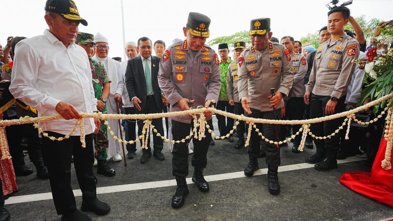 Resmikan Rumah Sakit dan Polres Tapsel, Kapolri Tegaskan Beri Pelayanan Terbaik