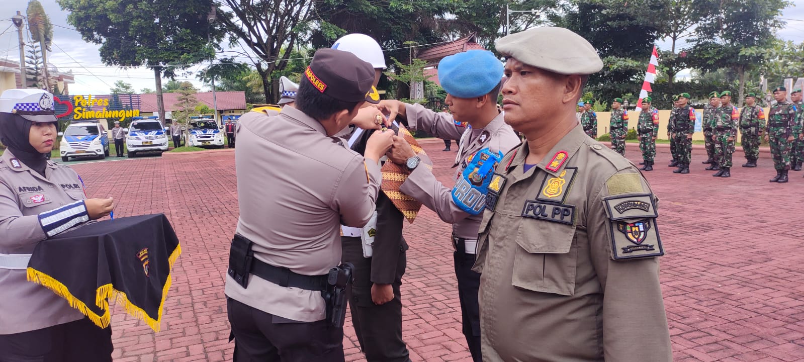 Kapolres Simalungun Pimpin Gelar Pasukan Dan Lat Pra Ops Patuh Toba – 2023: Patuh dan Tertib Lalu Lintas Cermin Moralitas Bangsa