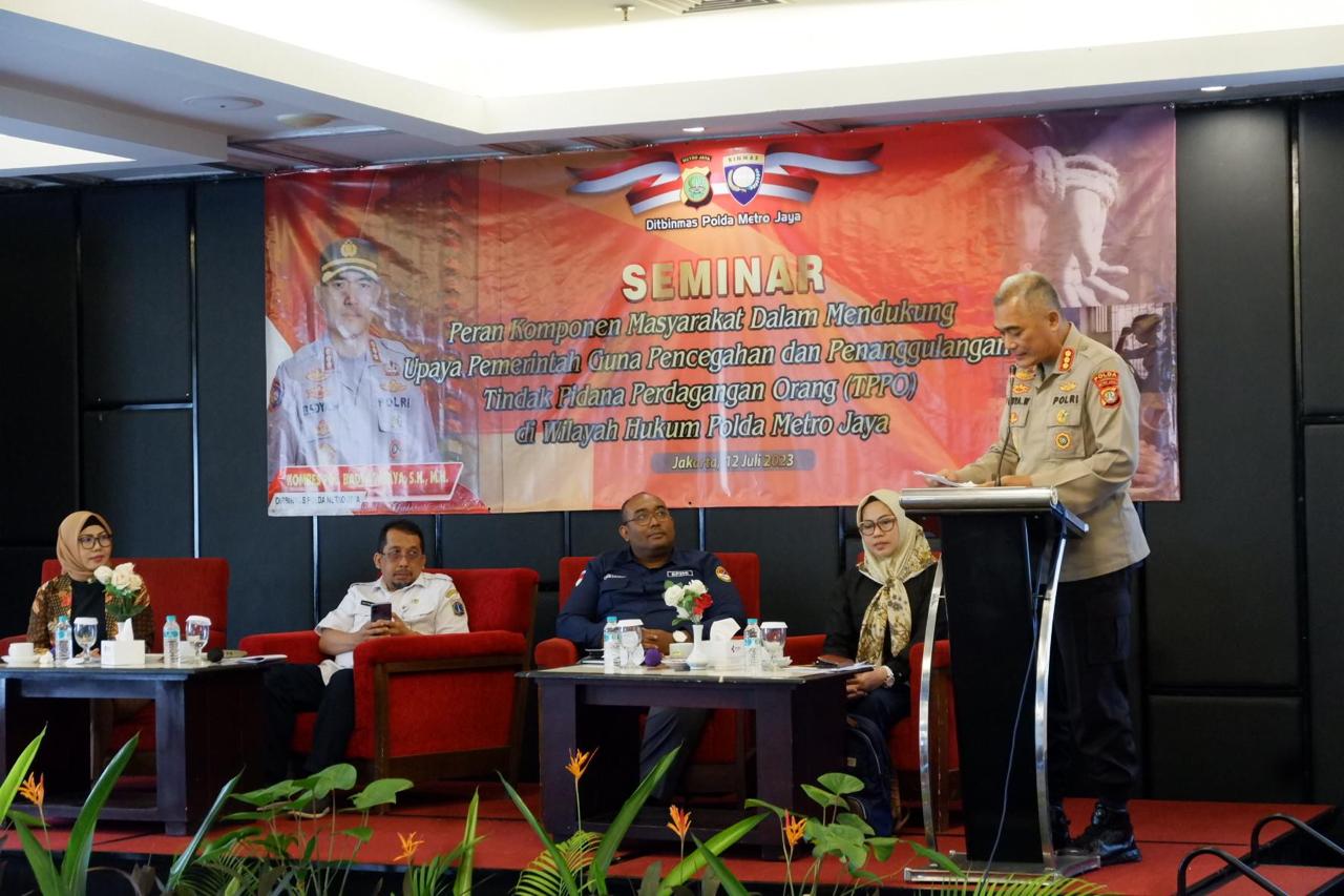 Dirbinmas Polda Metro Jaya Laksanakan Seminar Pencegahan dan Penanggulangan TPPO