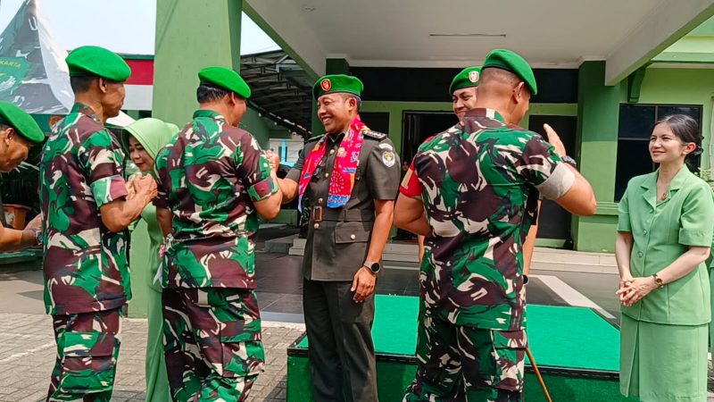 Tradisi Pelepasan Pejabat Lama Dandim 0507/Bekasi Di Warnai Rasa Haru