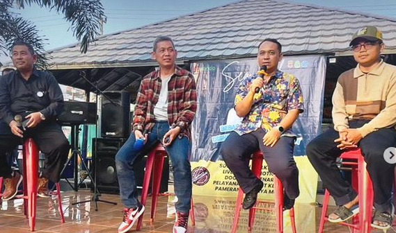 Jasa Raharja Indramayu Sosialisasi Program Pembebasan BBNKB-II dan Diskon Pajak di Samsat Haur Geulis