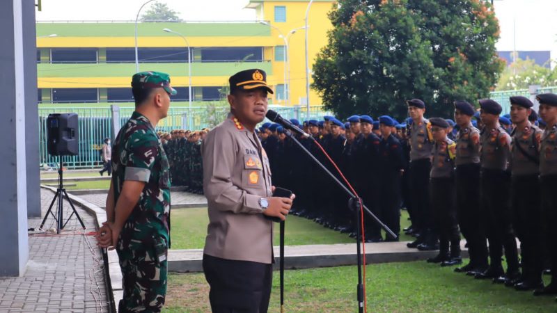 Kapolres Pimpin Apel PAM Bola, Siapkan 1.828 Personil Pengamanan Pertandingan Persija FC vs Bhayangkara FC