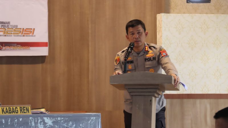 Simak! Berikut Beberapa Penekanan Kapolres Simalungun Saat Pimpin ANEV Gangguan Kamtibmas Semester I Tahun 2023