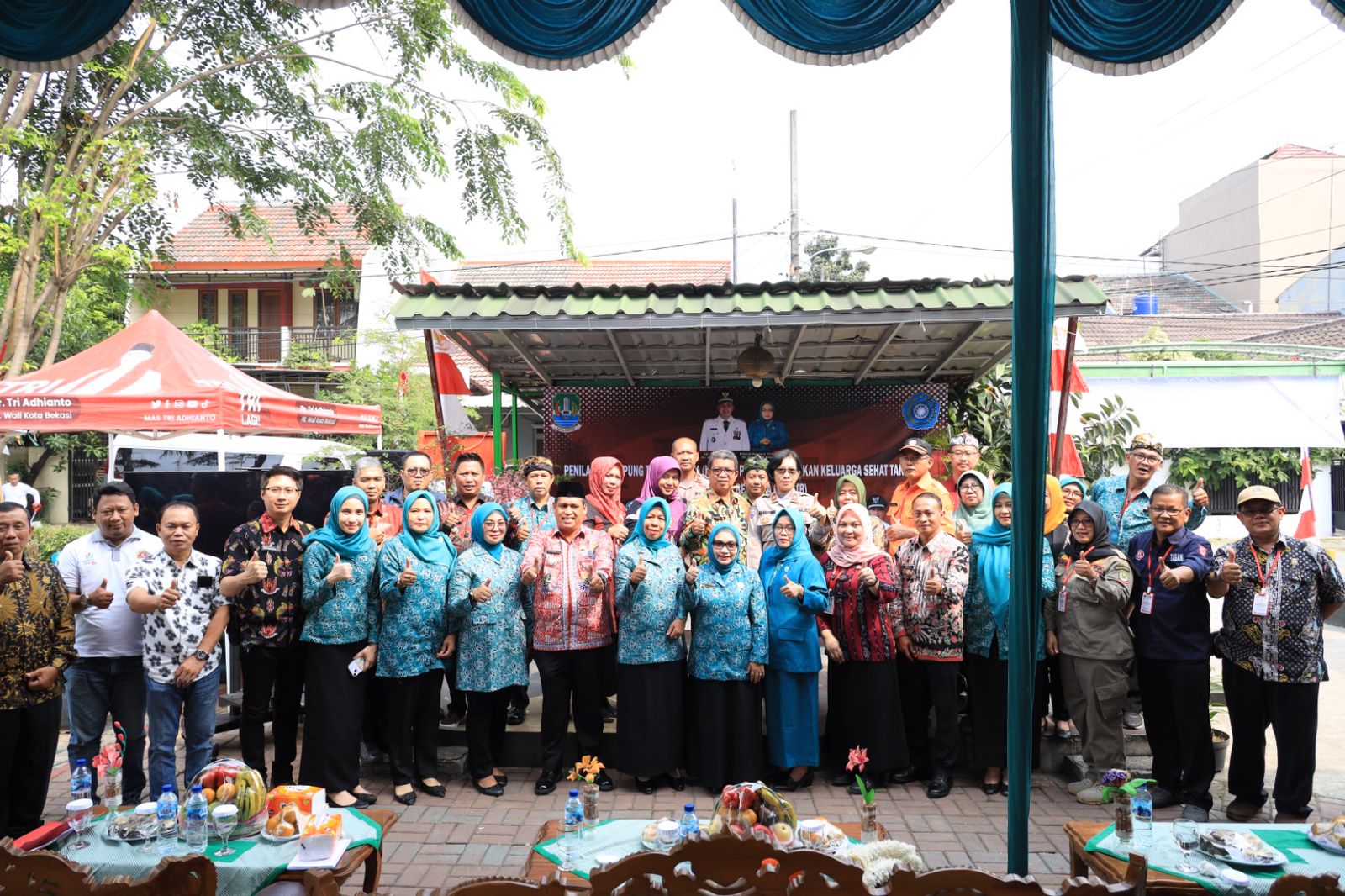 Tim Penilai KTJ Sambangi Kelurahan Pekayon Jaya dan Kelurahan Rawalumbu