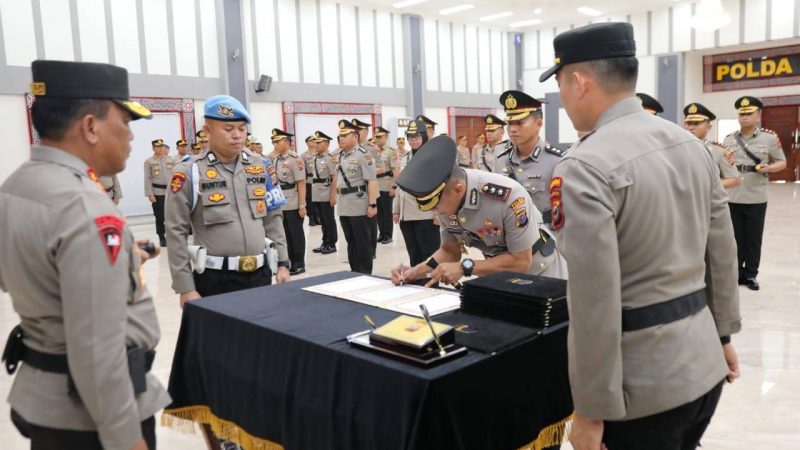 Kapolres Pematang Siantar Laksanakan Sertijab di Polda Sumut