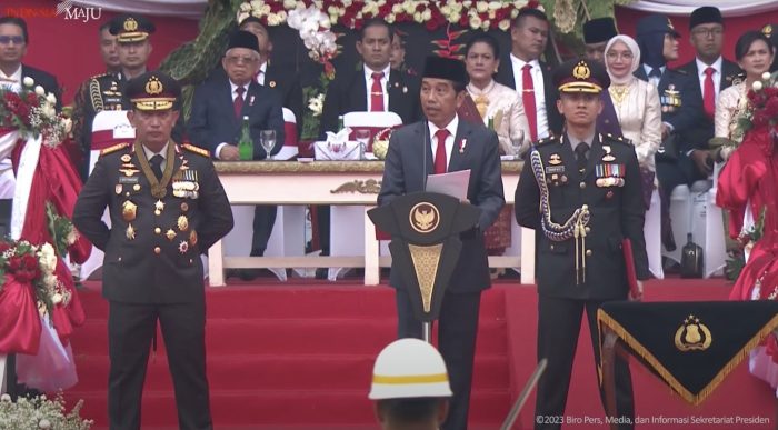 HUT Ke-77 Bhayangkara, Presiden: Kekuatan Polri Besar, Gunakan dengan Benar