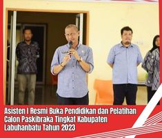 Asisten I Resmi Buka Pendidikan dan Pelatihan Calon Paskibraka Kabupaten Labuhanbatu