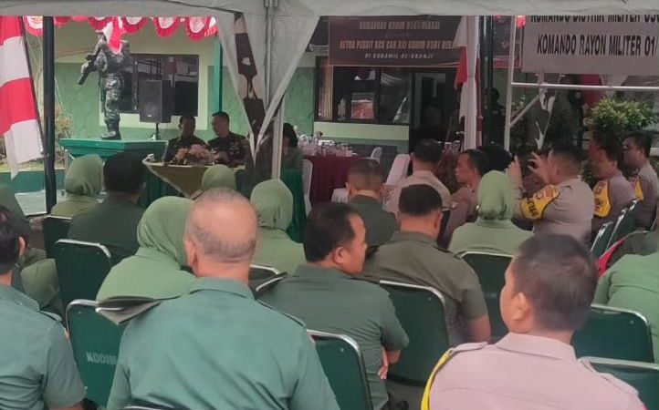 Sinergitas TNI-POLRI, Dandim 0507/Bekasi gelar Komsos bersama Koramil O1/Kranji dan Unsur 3 Pilar