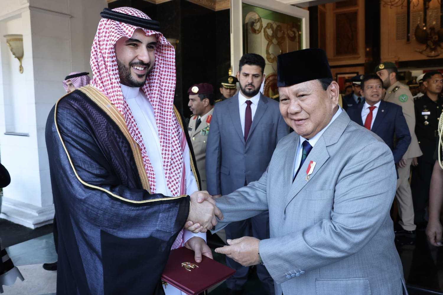 Menhan Prabowo Terima Kunjungan Resmi Menhan Arab Saudi, Perkuat Kerja Sama Pertahanan