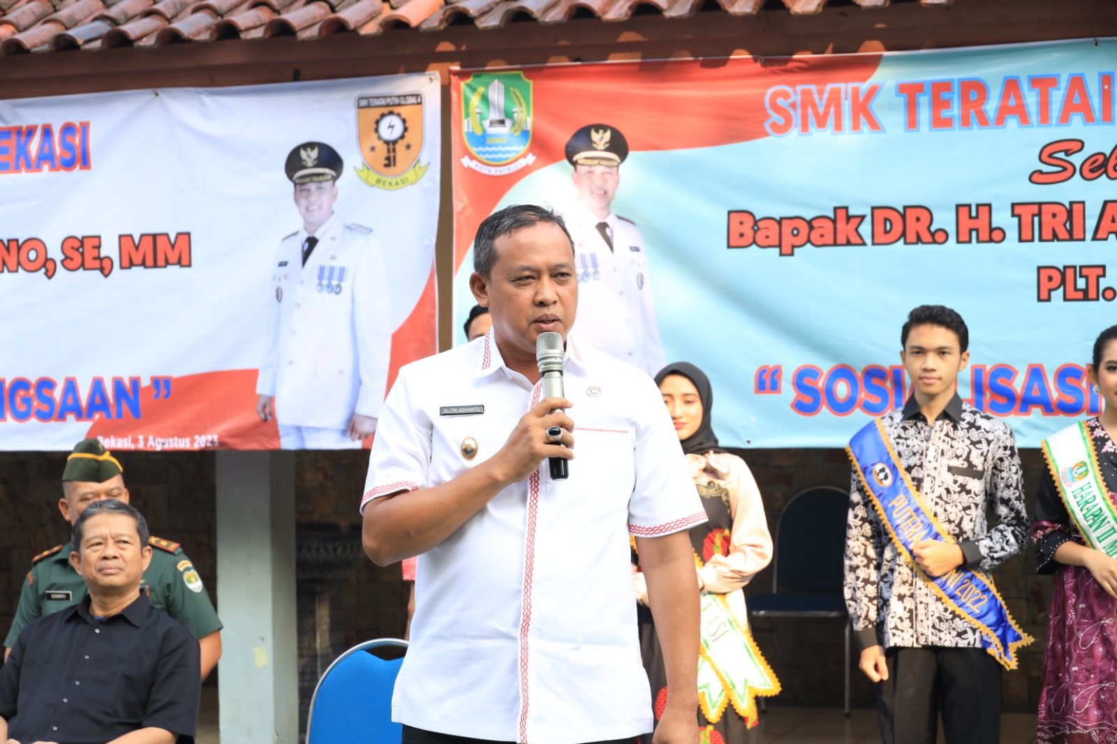 Tri Adhianto, Tanamkan Jiwa NKRI di Wawasan Kebangsaan SMK Teratai Putih 4