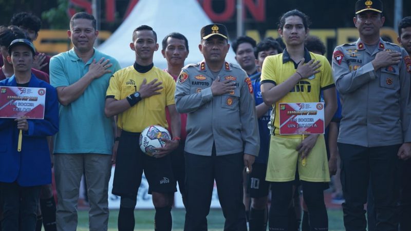 POLDA METRO JAYA GELAR KAPOLDA CUP MINI SOCCER ANTAR KAMPUS