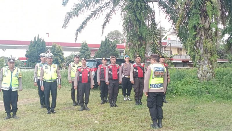 Mendukung DSP Danau Toba Sat Samapta Polres Simalungun Aktif Melaksanakan Patroli Perintis Presisi Di Parapat