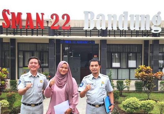 SMAN 22 Kota Bandung, Ikut Mendukung Kegiatan Pengajar Pelopor Keselamatan Lalu Lintas Bersama Jasa Raharja Perwakilan Bandung