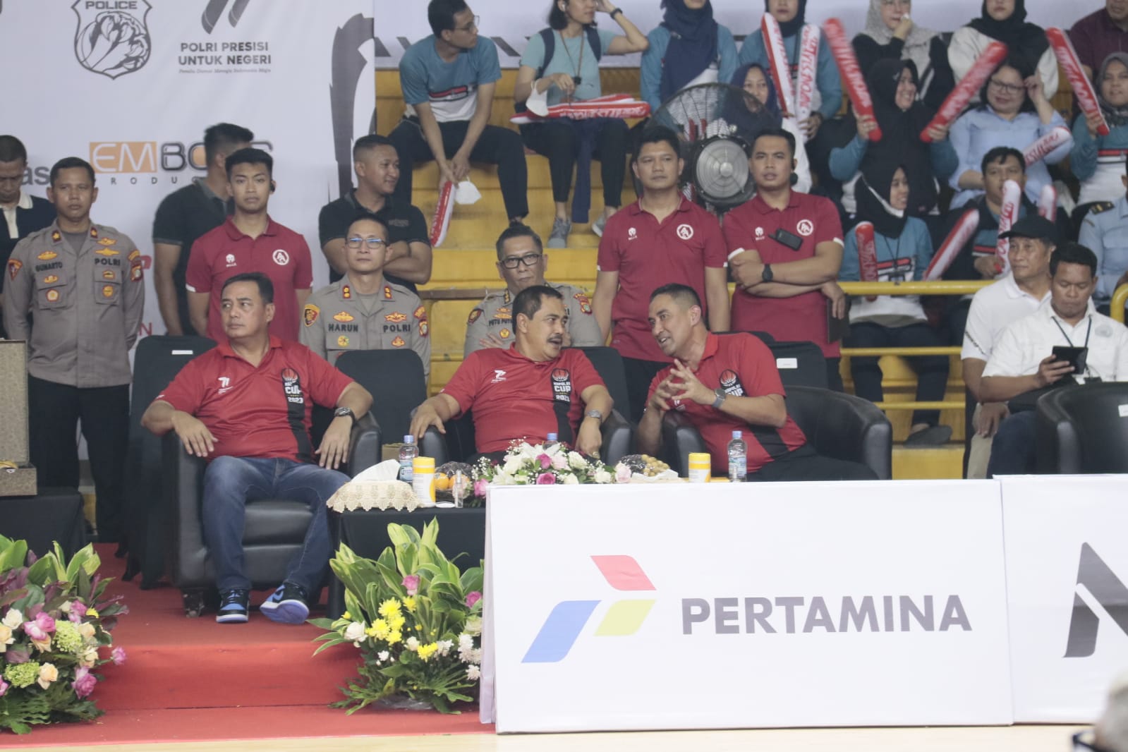 Wakapolda Metro Jaya Hadiri Acara Penutupan Tournament Kapolri Cup Basketball Tournament 2023