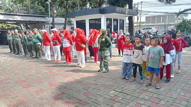 Meriahkan HUT RI ke-78, Keluarga Besar Koramil 06/Cakung Gelar Tradisi Lomba Warga