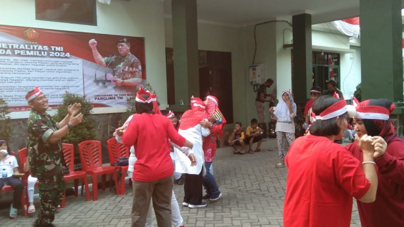 Semarakkan HUT RI ke-78, Keluarga Besar Koramil 01/Jatinegara Gelar Lomba Warga